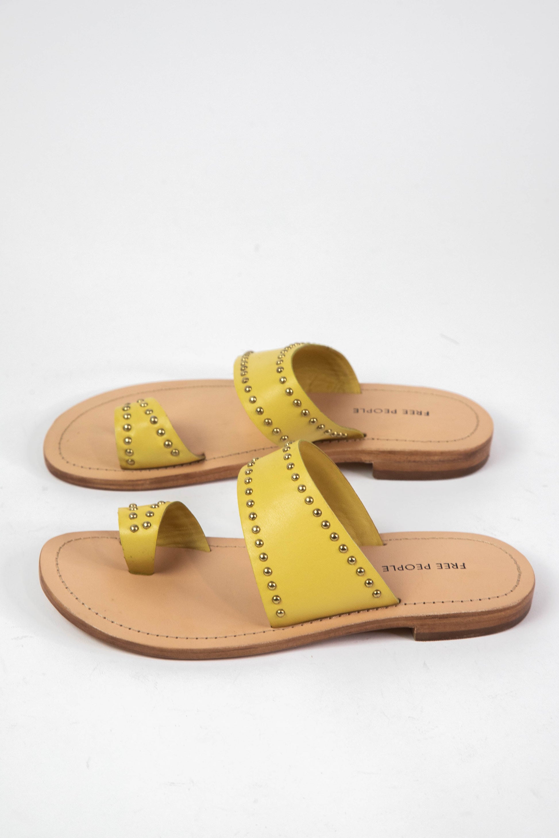  Amelie Tiny Stud Sandal, Sun Butter | Free People