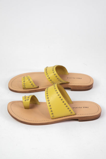  Amelie Tiny Stud Sandal, Sun Butter | Free People