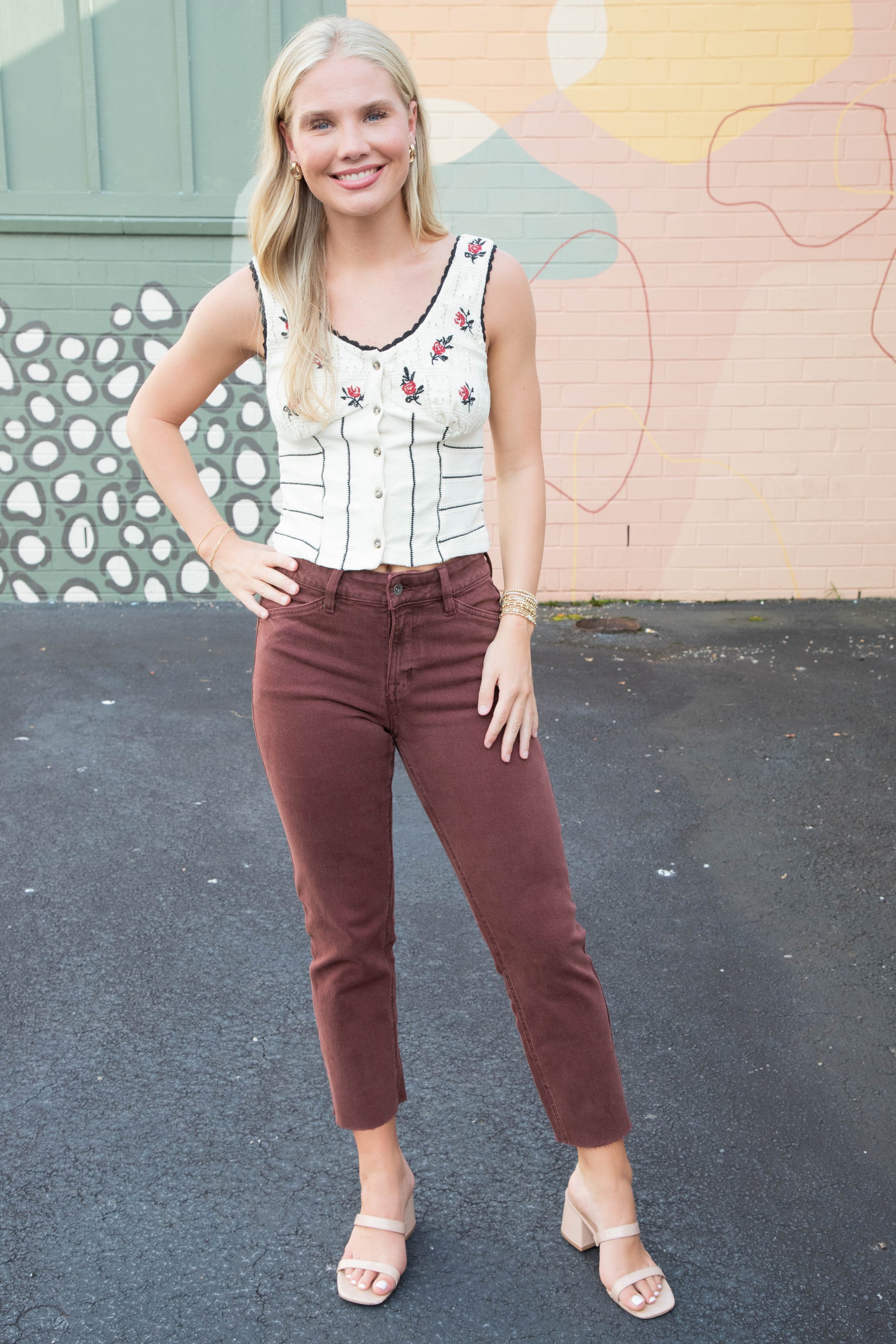  Cadence 90's Straight Crop Jeans, Chicory | Sanctuary
