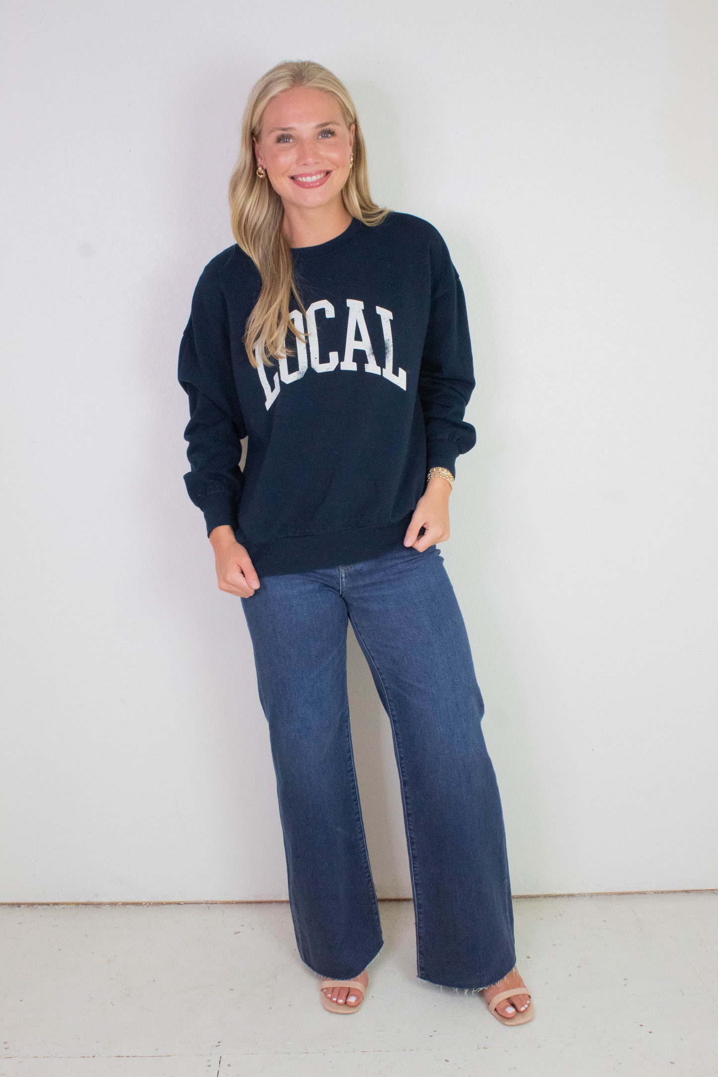  Far Out High Rise Wide Leg Jeans, Waterfall | Daze