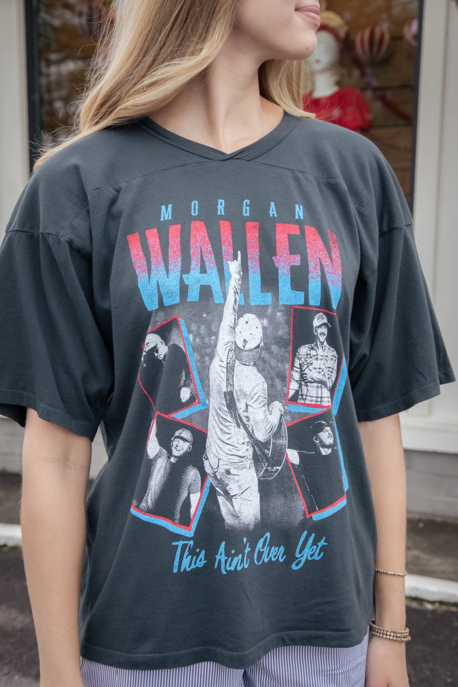  Morgan Wallen This Aint Over Yet Jersey, Vintage Black | Daydreamer