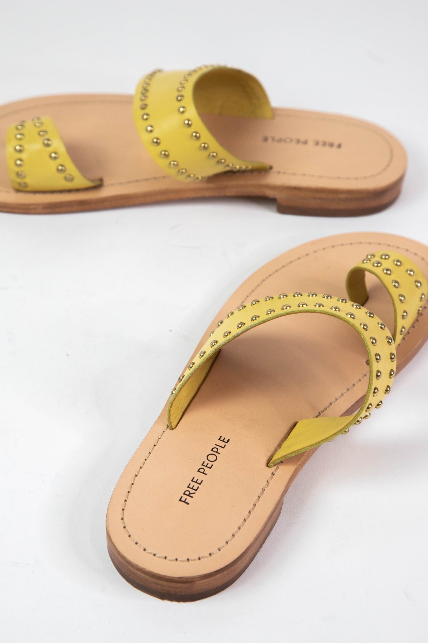  Amelie Tiny Stud Sandal, Sun Butter | Free People