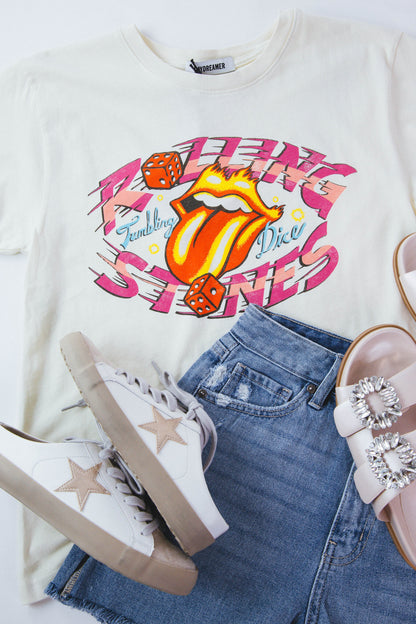  Rolling Stones Tumbling Dice Tour Tee, Stone Vintage | Daydreamer