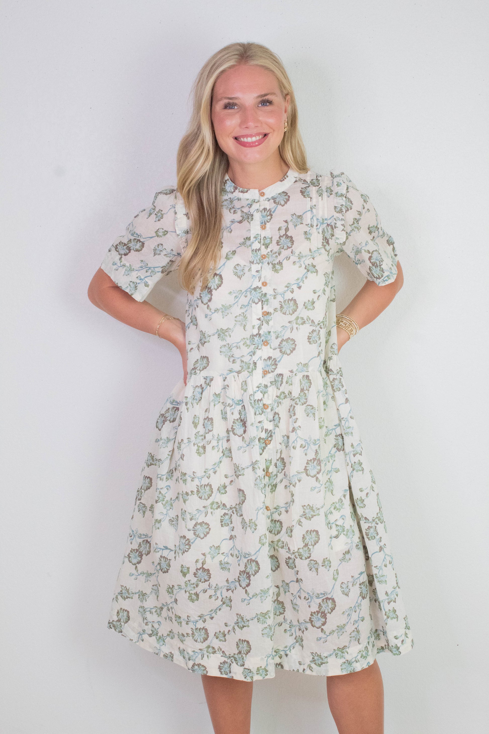  Bella Mae Midi Dress, Tea Combo | Free People
