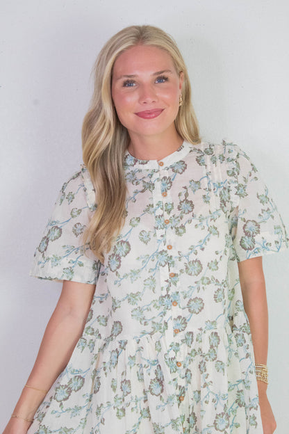  Bella Mae Midi Dress, Tea Combo | Free People