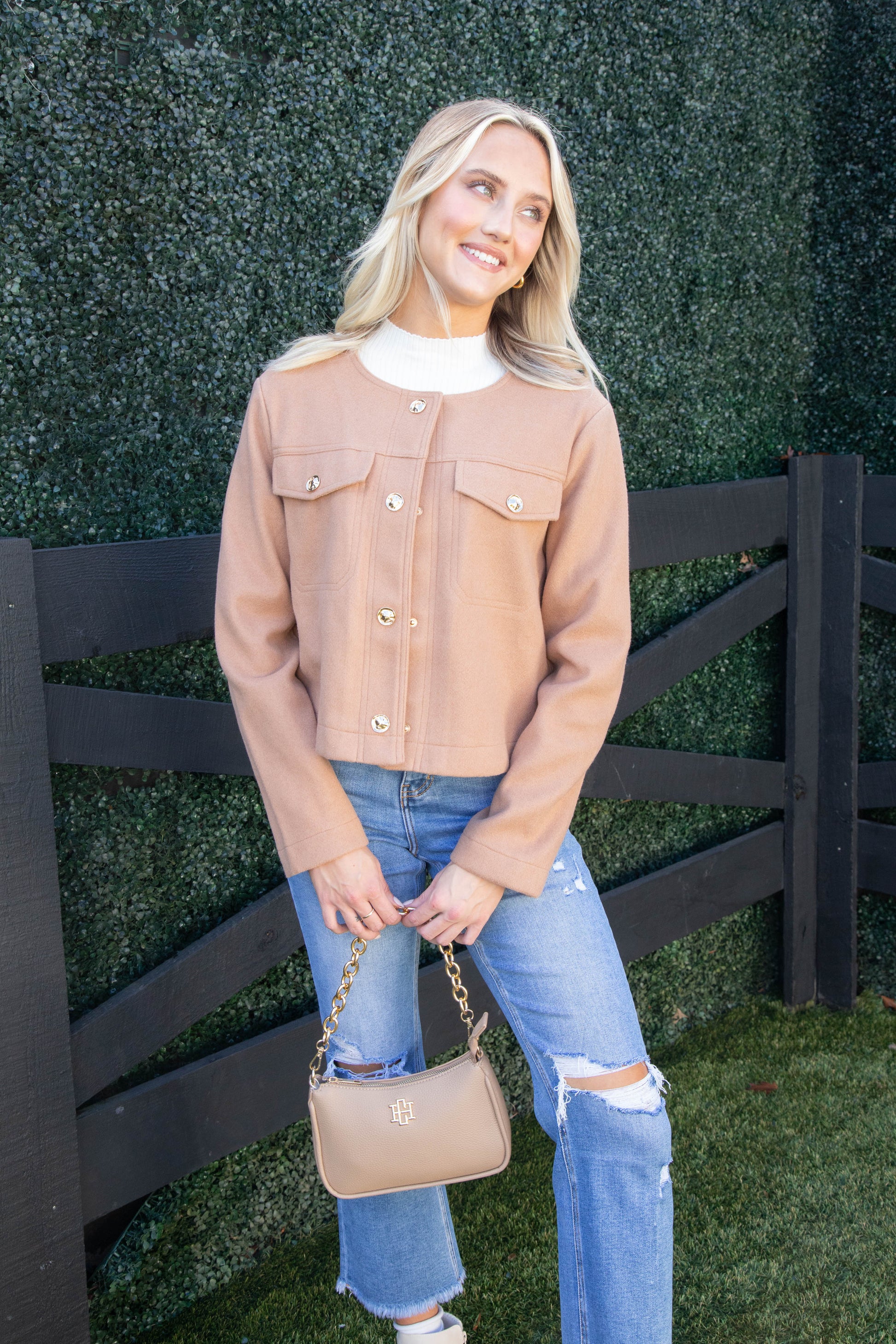  Kori Structured Jacket, Camel