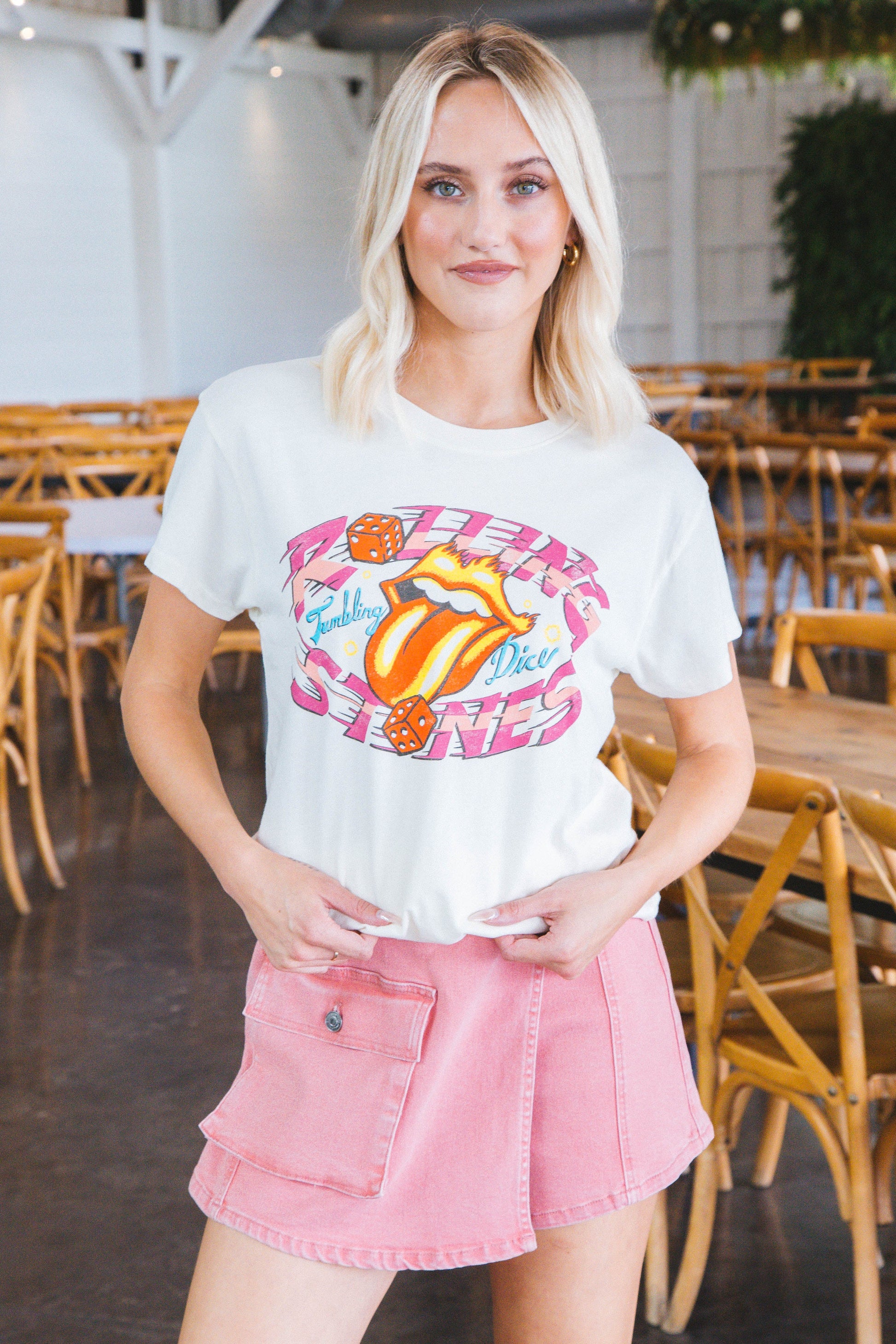  Rolling Stones Tumbling Dice Tour Tee, Stone Vintage | Daydreamer