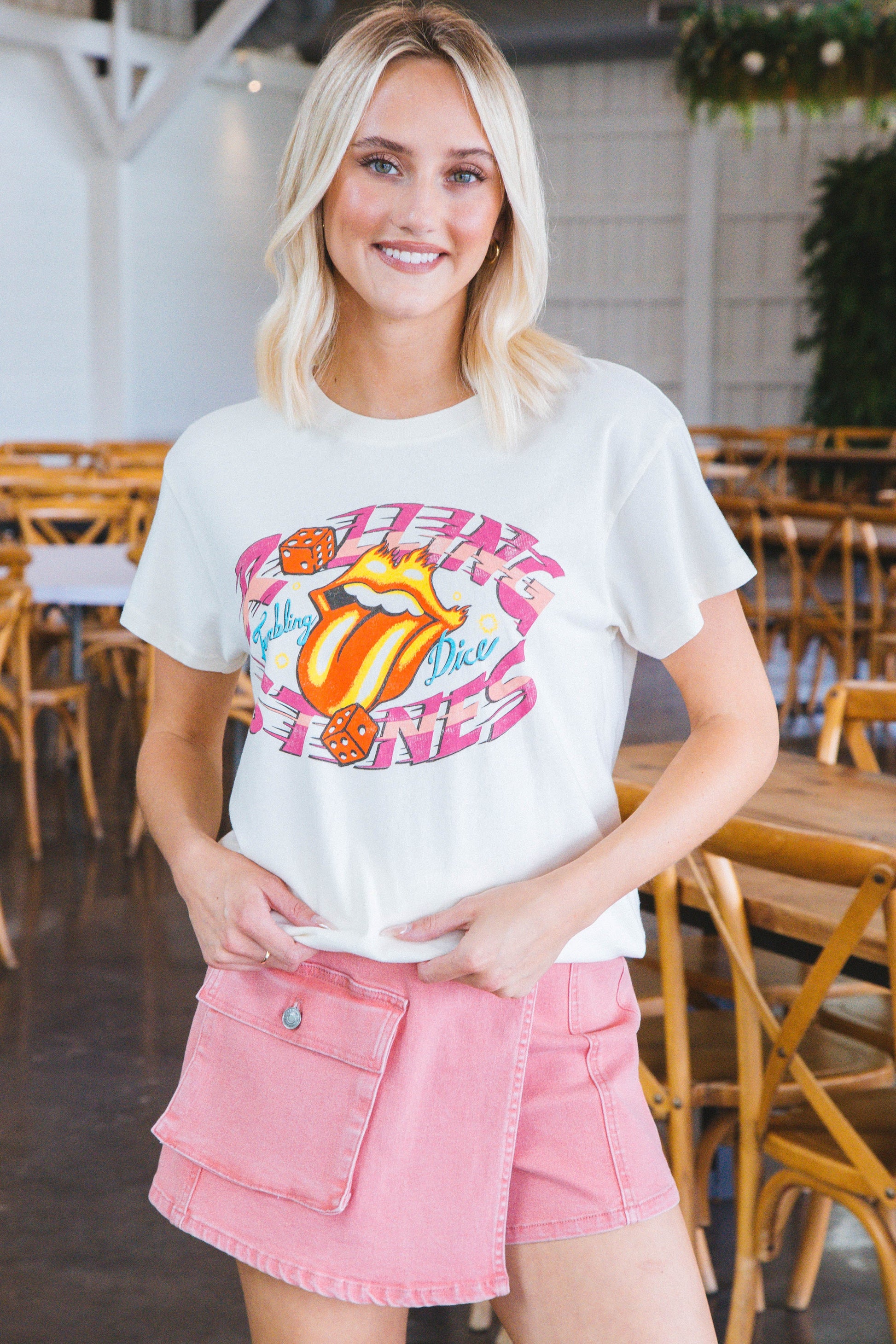  Rolling Stones Tumbling Dice Tour Tee, Stone Vintage | Daydreamer