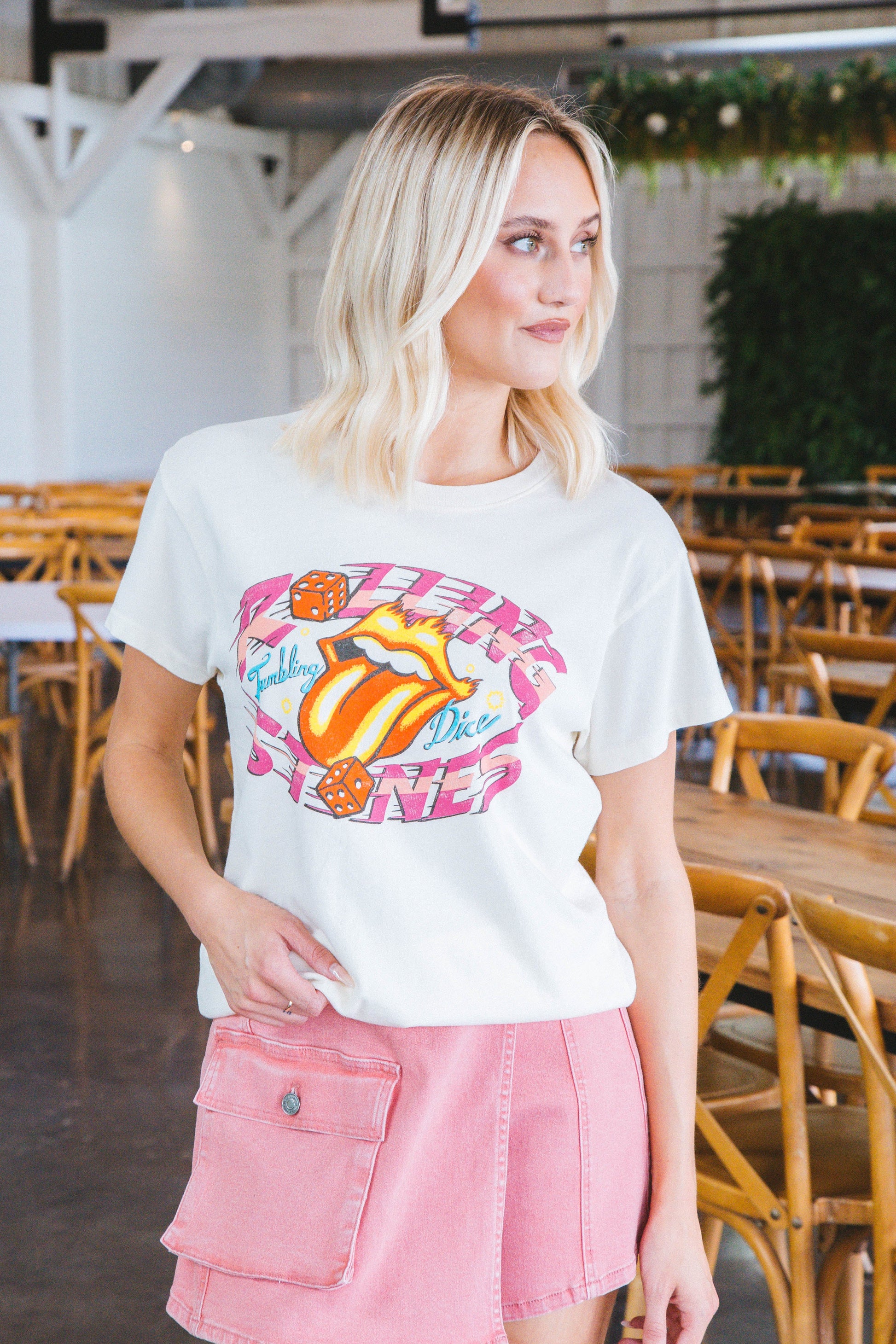 Rolling Stones Tumbling Dice Tour Tee, Stone Vintage | Daydreamer