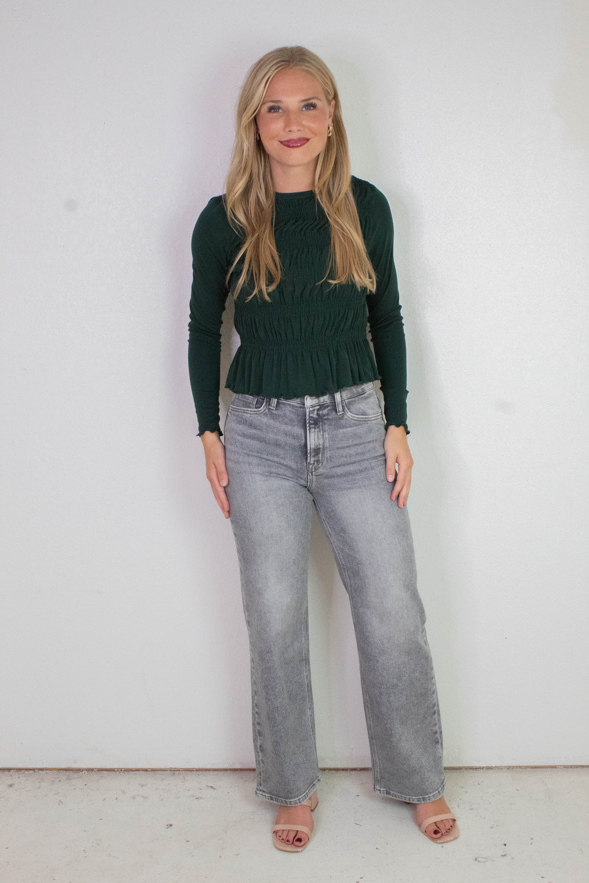  Remi High Rise Full Length Jeans, Heavenly