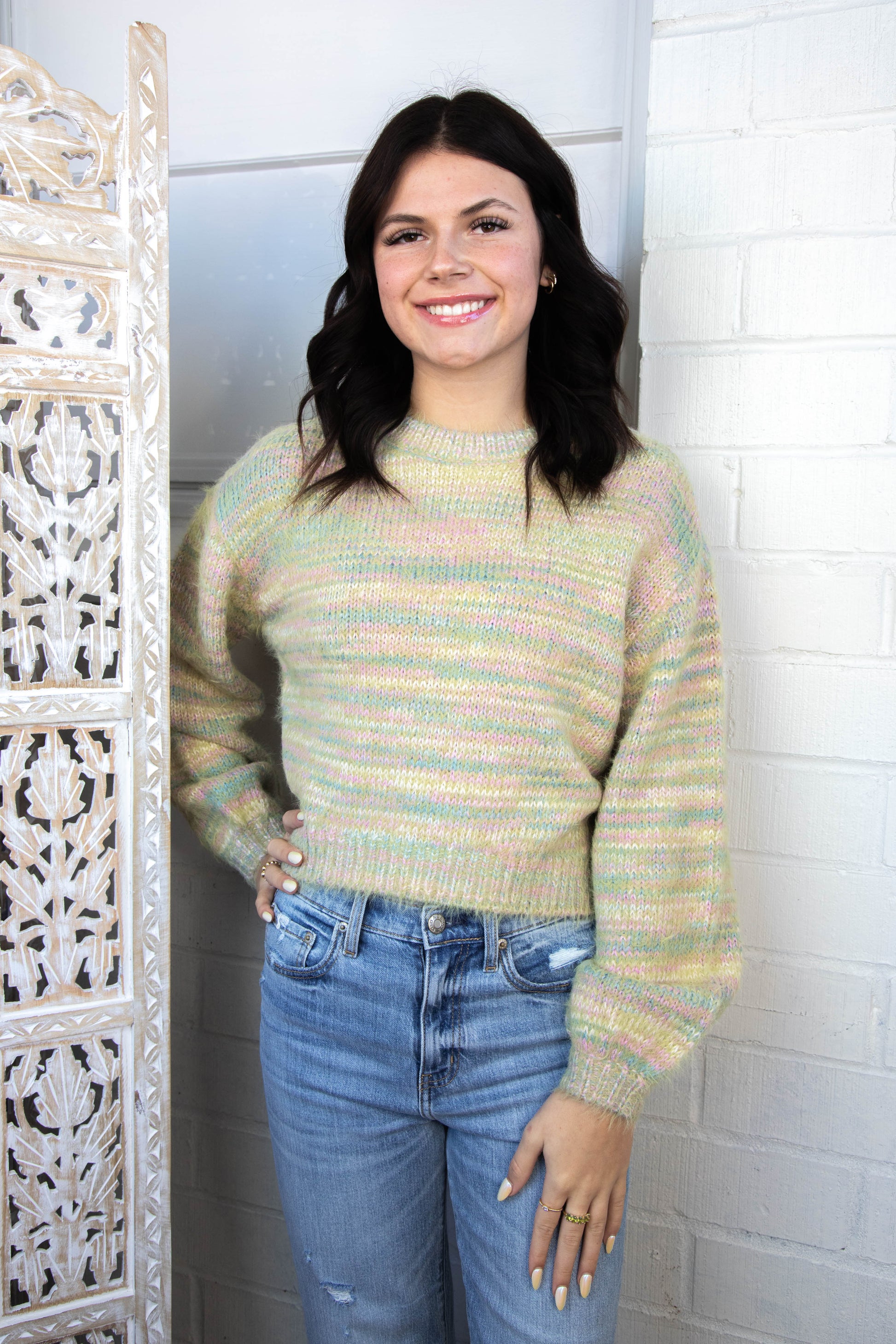  Colette Sweater, Multi | Steve Madden