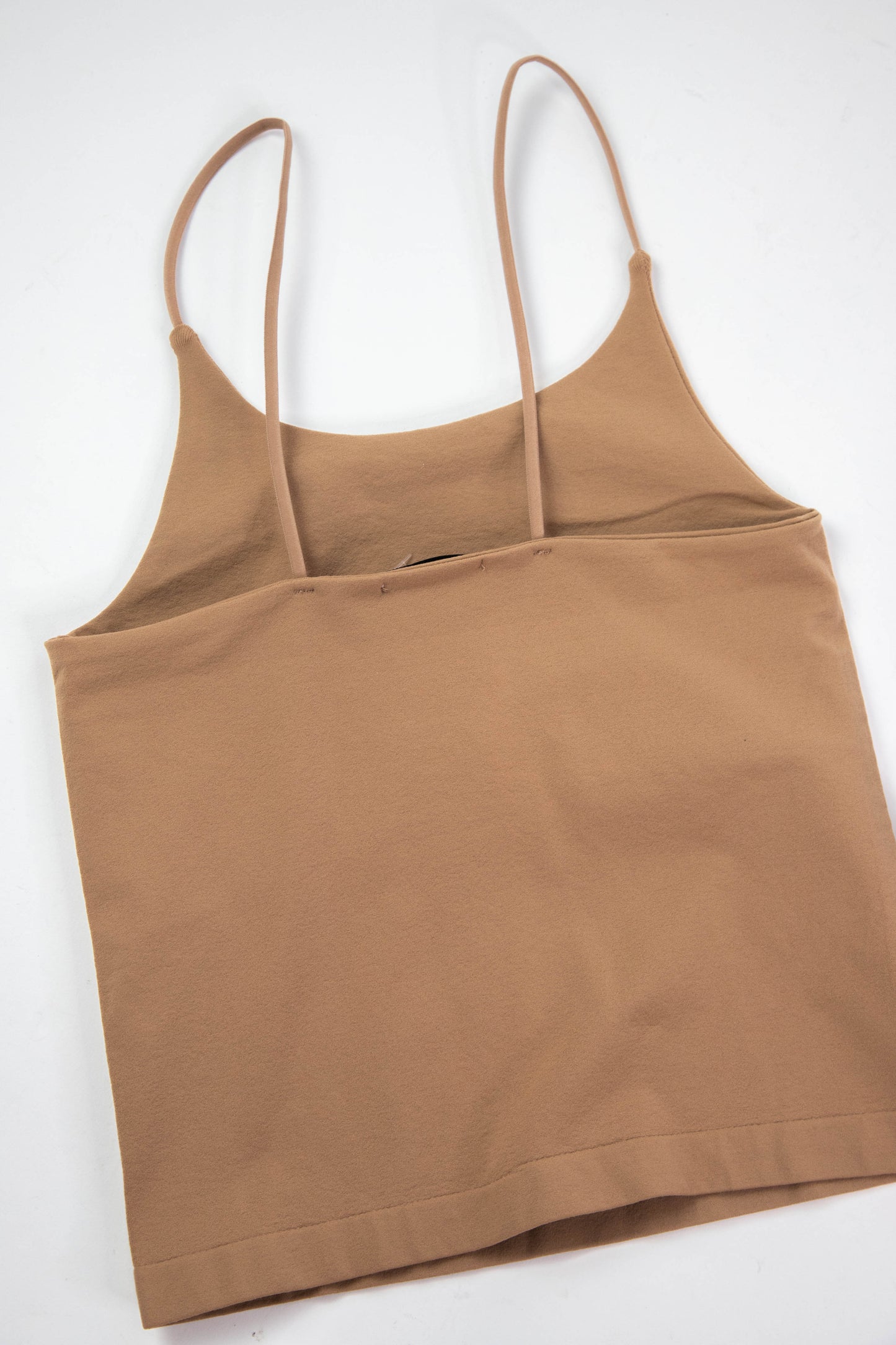  Lucille Double Layer Cropped Cami, Tobacco