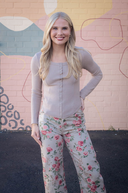 Deep Trance Printed Pant, Wallpaper Floral | Free People