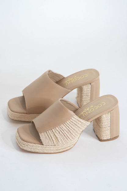  Beaufort Block Heel Sandal, Natural | Coconuts By Matisse