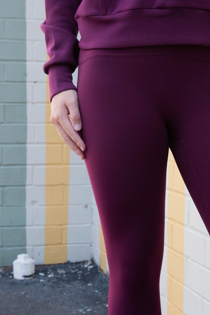 Booty Boost 7/8 Leggings, Plum Berry | SPANX