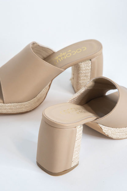  Beaufort Block Heel Sandal, Natural | Coconuts By Matisse