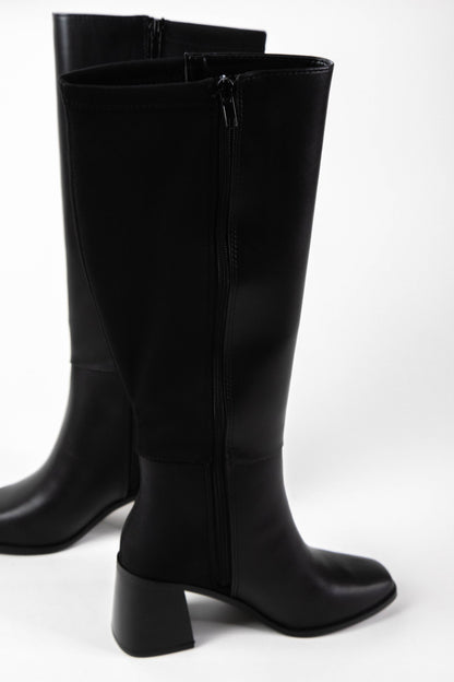 Dahlia Tall Dress Boot, Black