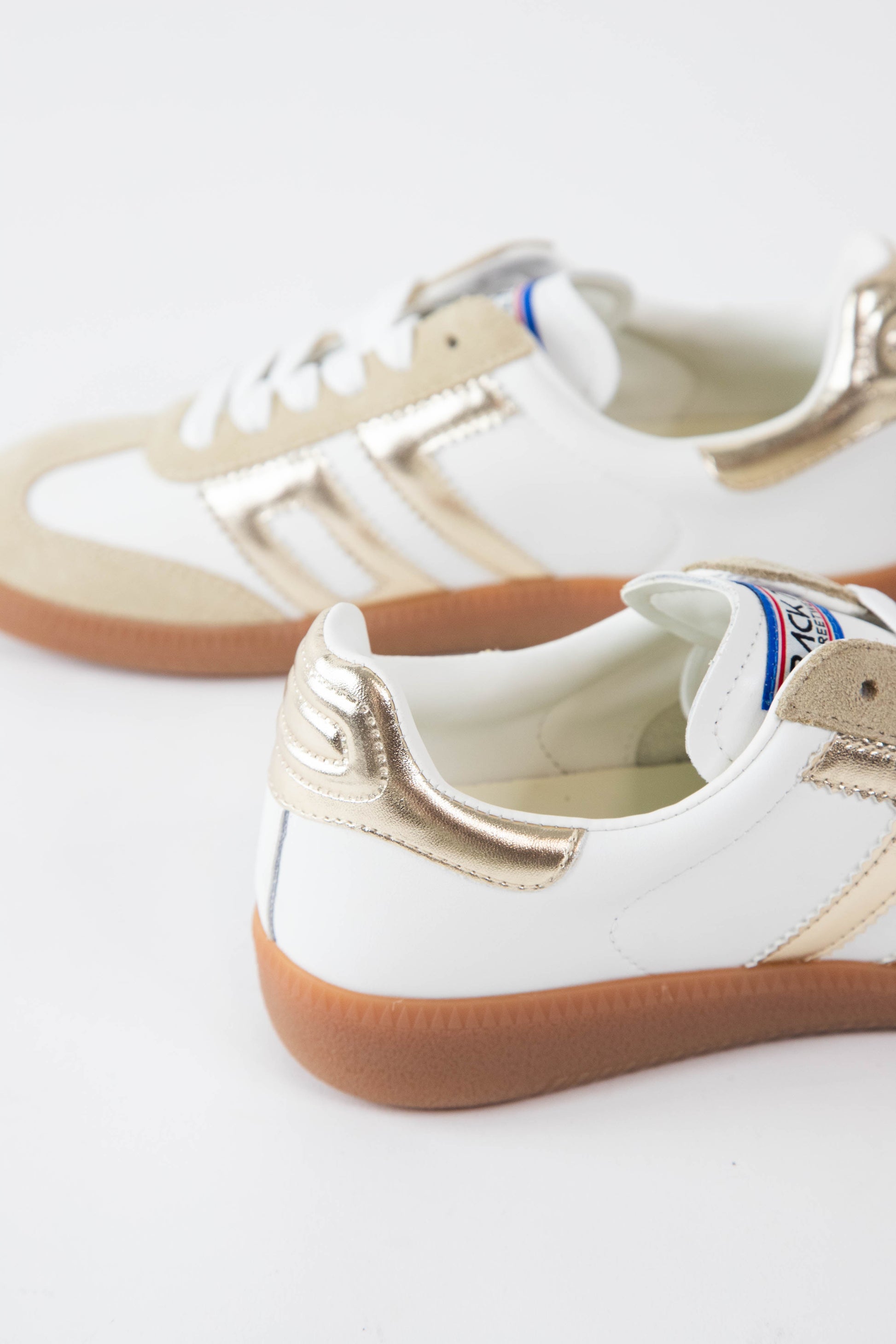  Cloud Lace Up Vintage Sneaker, Beige | Back 70