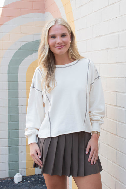  Full Swing Pleated Skirt, Tavern | Z Supply