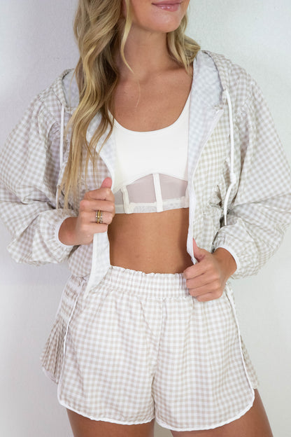  Callie Bustier Active Top, Off White