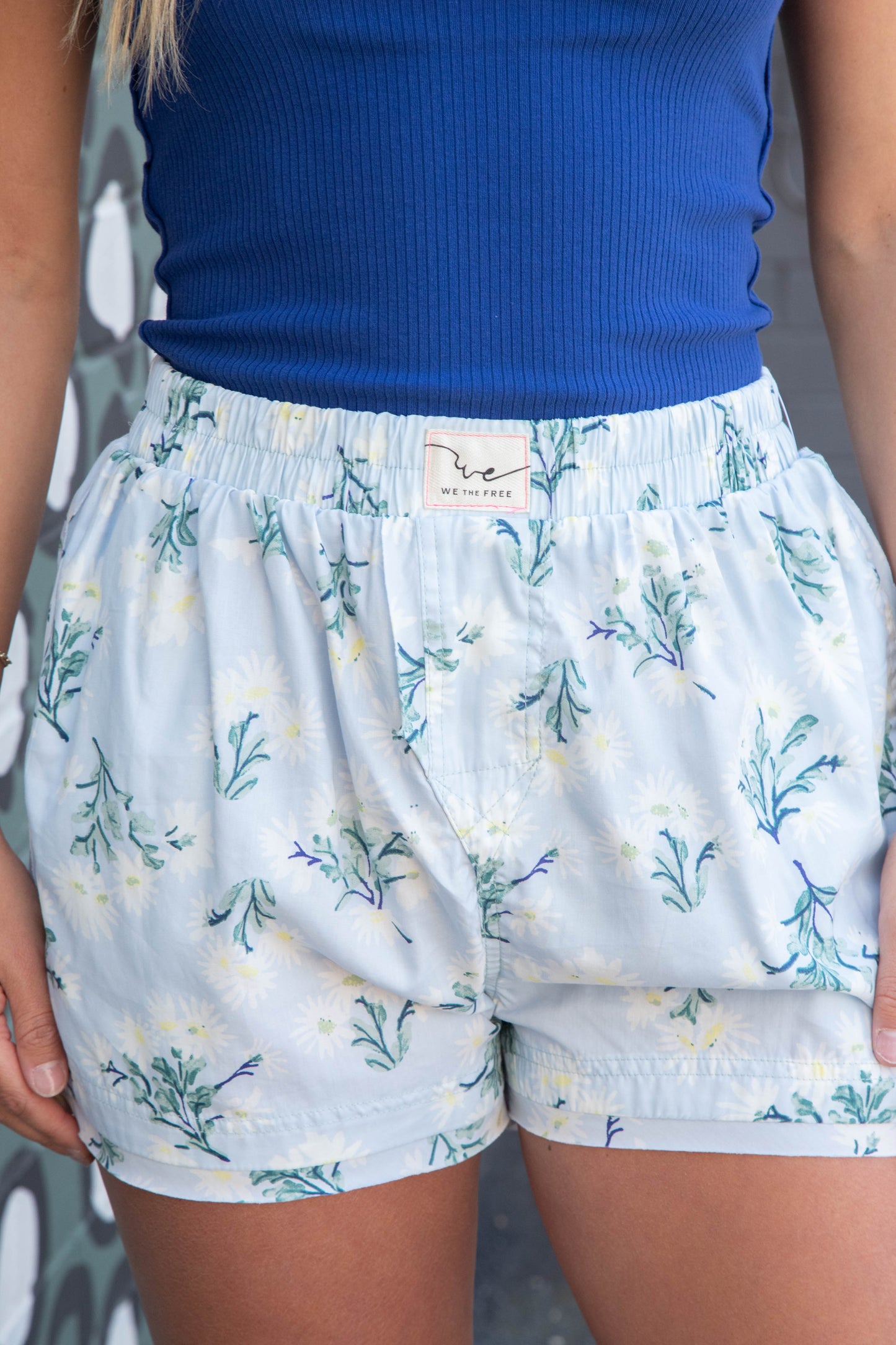  Day To Day Floral Boxer, Chambray Combo | Free People