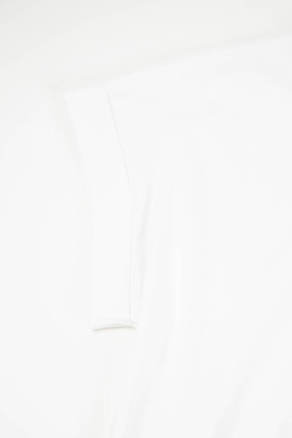  Journey Cuffed Dolman Sleeve Tee, White