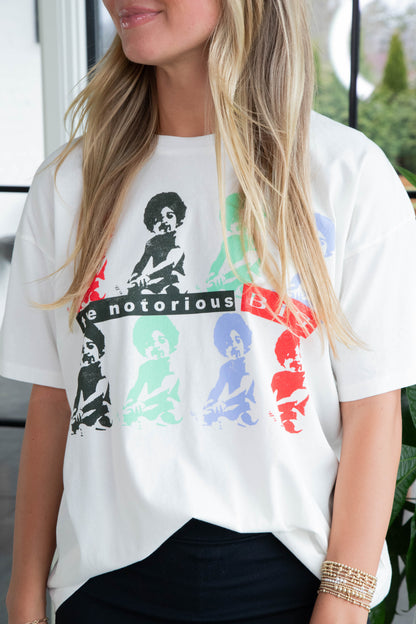  Biggie It Was All A Dream Baby Merch Tee, Vintage White | Daydreamer
