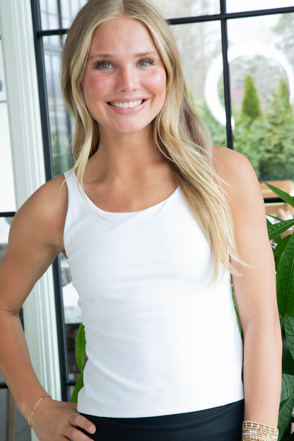  Power Boost Shelf Tank, Vivid White | SPANX