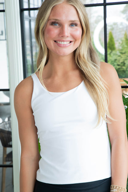  Power Boost Shelf Tank, Vivid White | SPANX