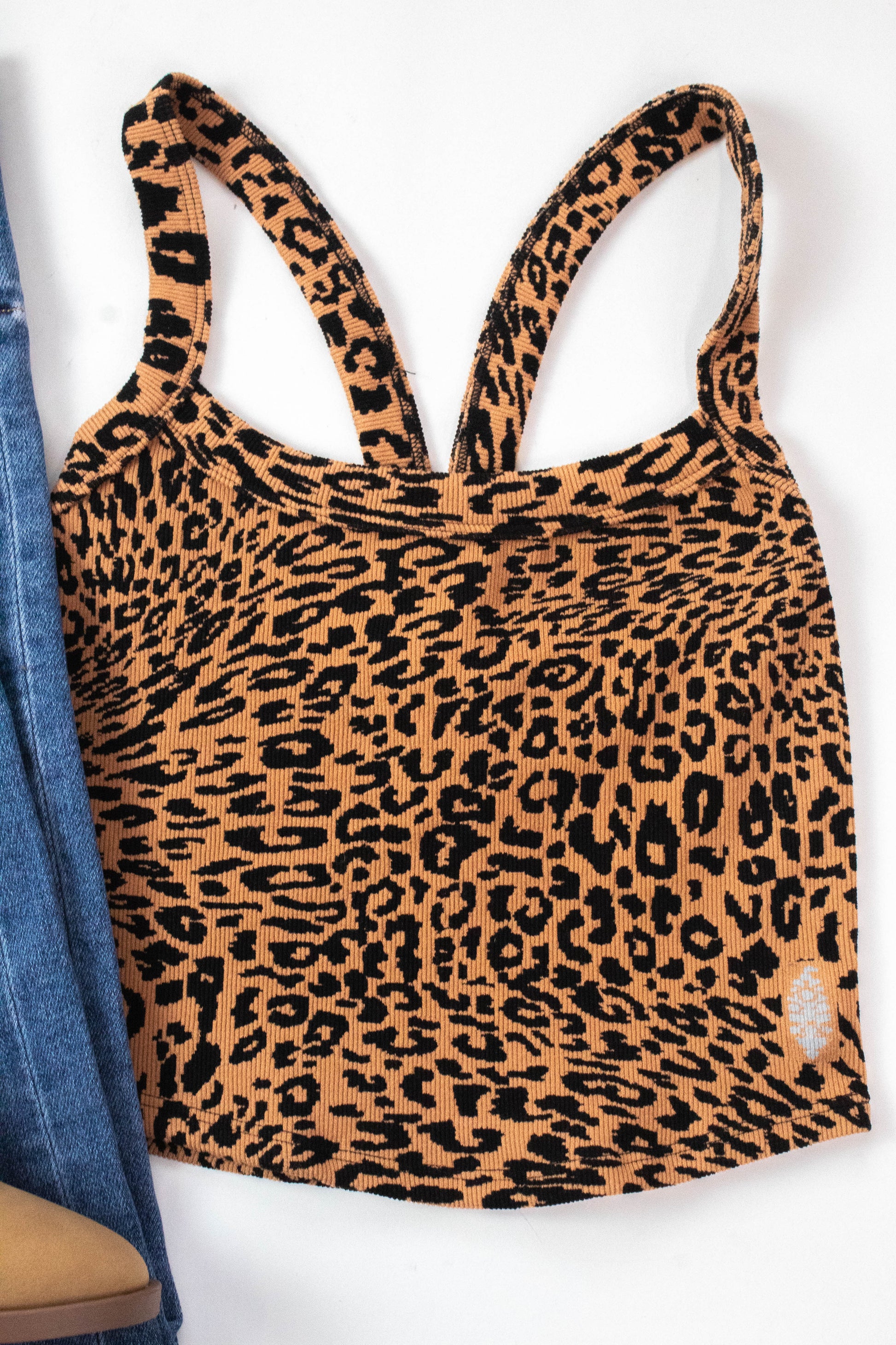  All Clear Leopard Cami, Toasted Almond | Free People