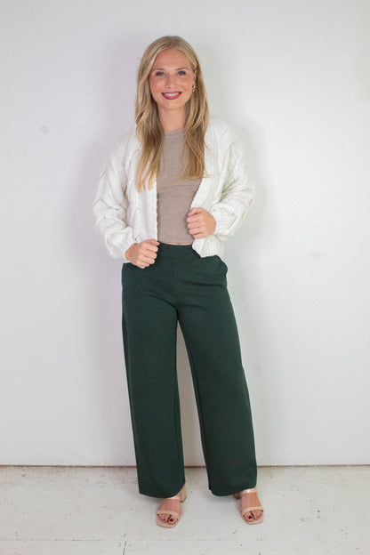  Kennedy Cable Knit Cardigan, Whip Cream