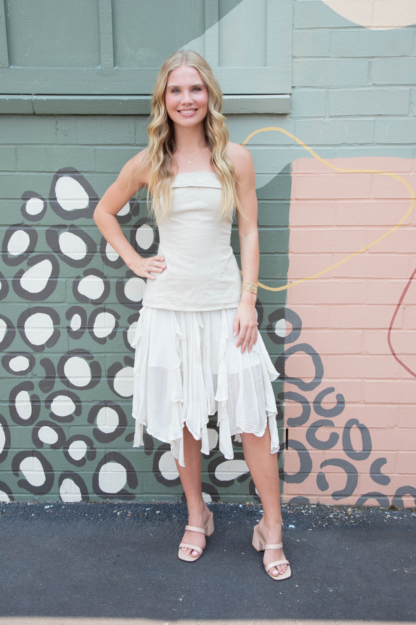  Susanna Midi Skirt, White Alyssum | Free People