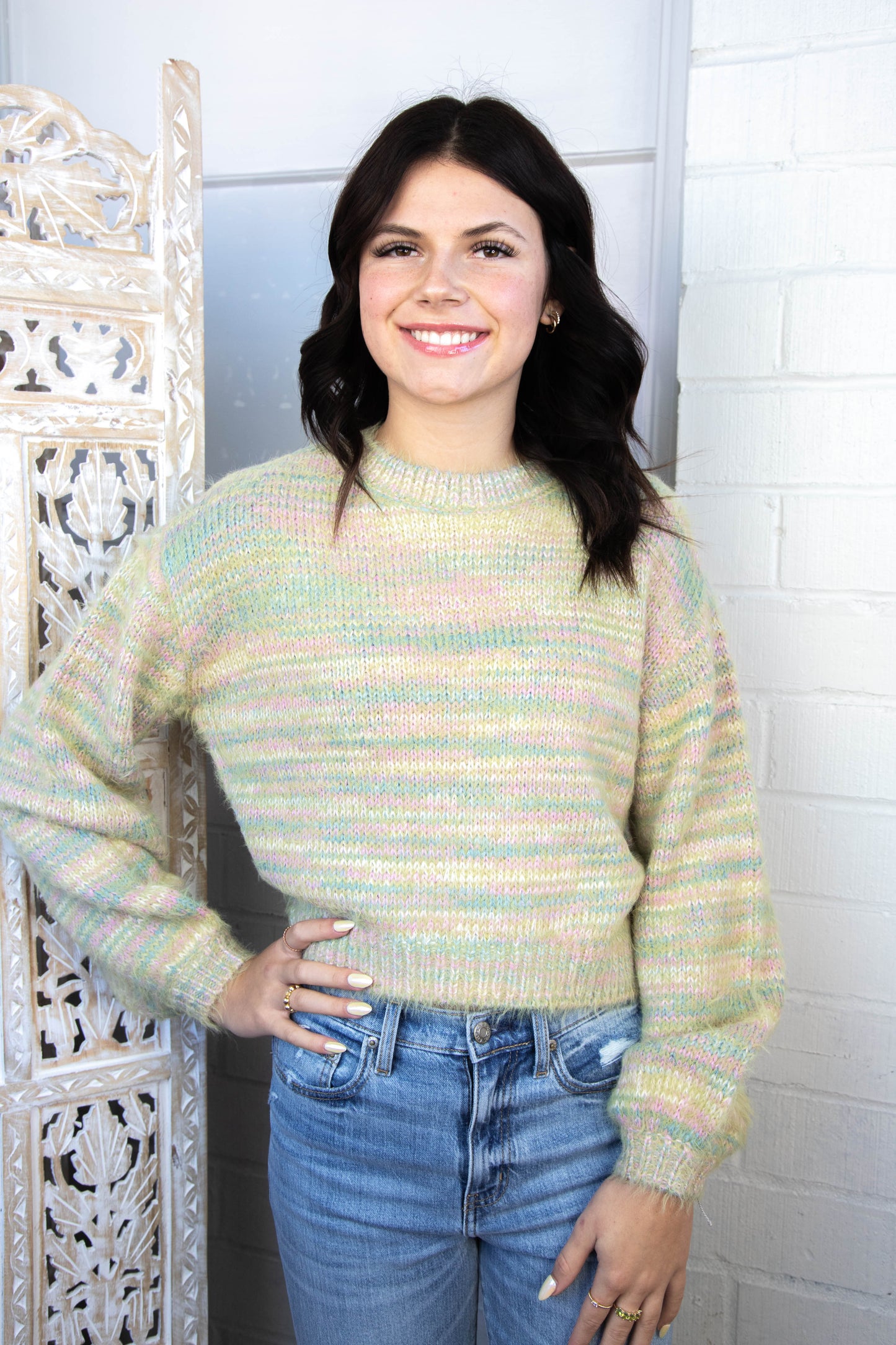  Colette Sweater, Multi | Steve Madden