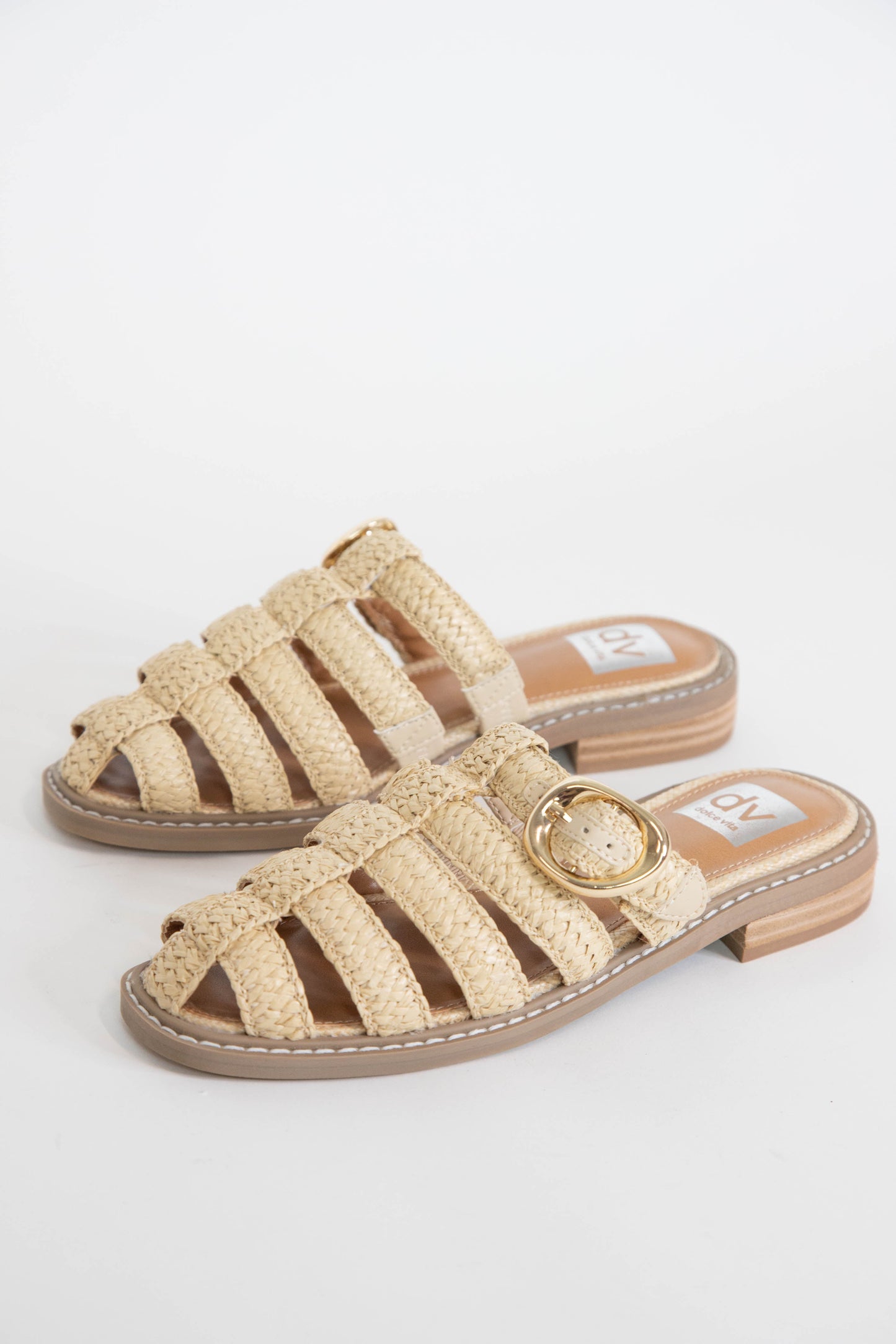 Fyona Fisherman Style Sandal, Raffia | DV By Dolce Vita