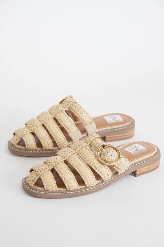  Fyona Fisherman Style Sandal, Raffia | DV By Dolce Vita