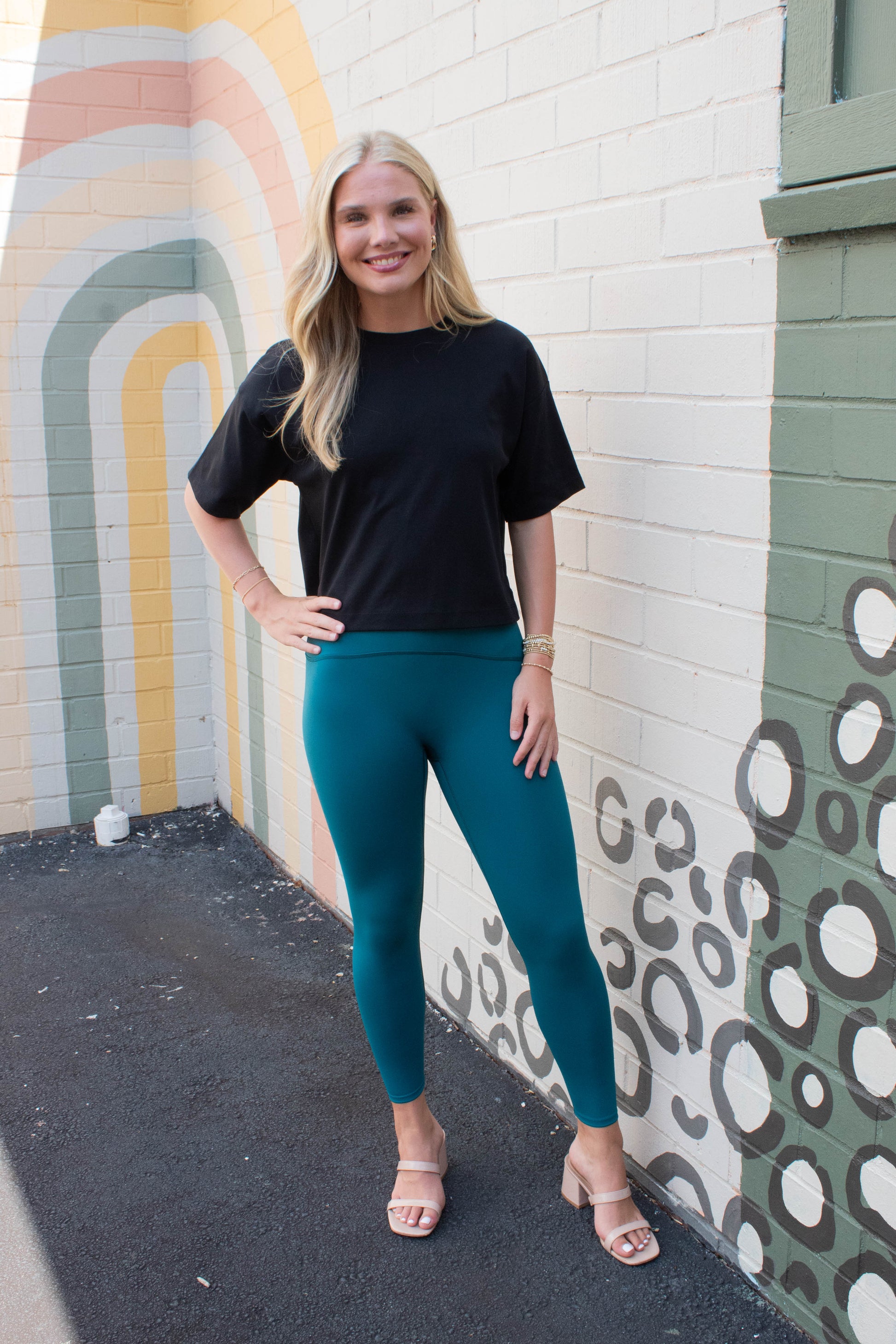  Cool Cotton Boxy Tee, Classic Black | SPANX