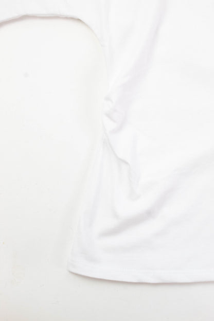  Ada Shirred Waist Dolman Tee, White | Sanctuary