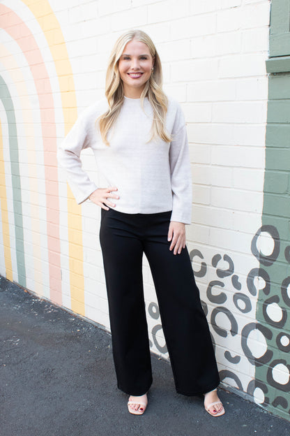  Runway Ponte Trouser, Black | Sanctuary