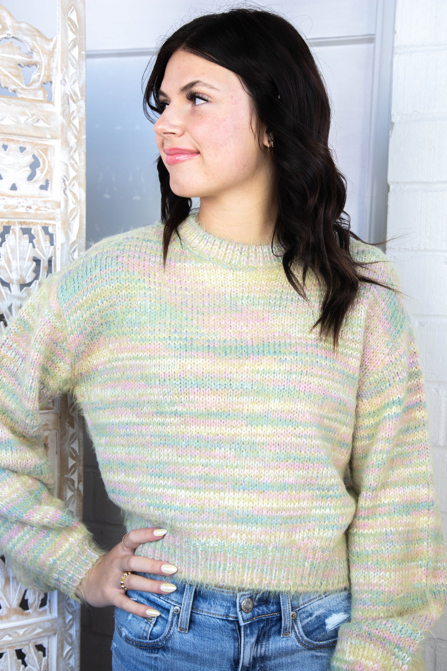  Colette Sweater, Multi | Steve Madden