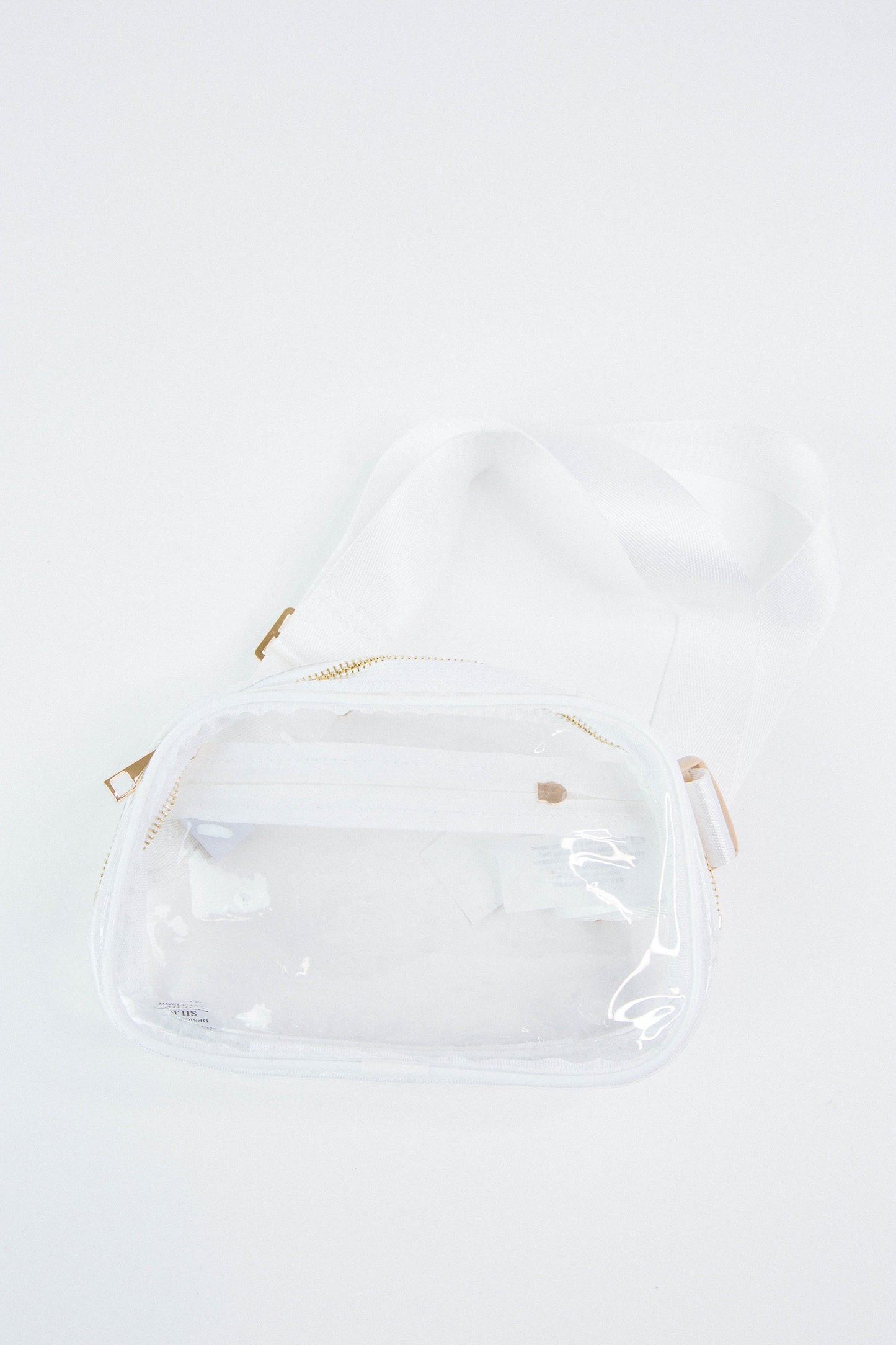  Trendsetter Clear Fanny Pack, White