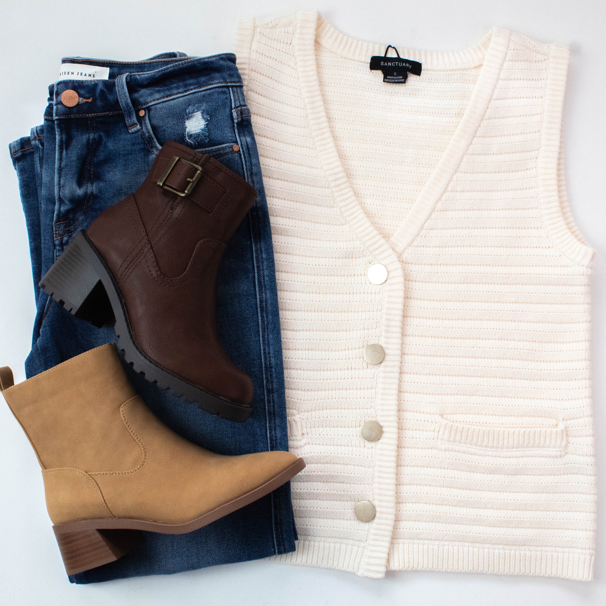  Naomi Textured Sweater Vest, Macrame | Sanctuary