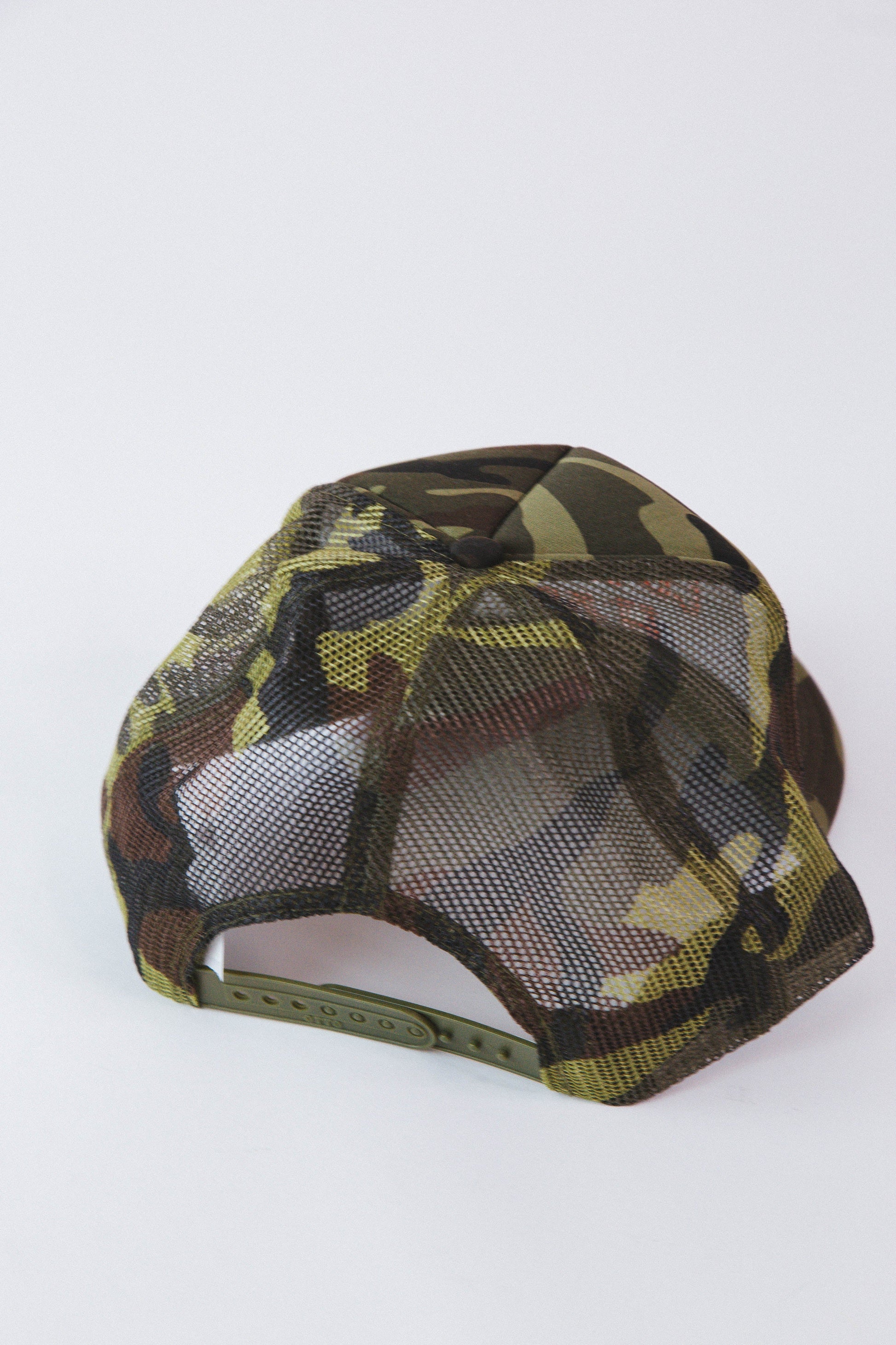  Cowboy Trucker Hat, Solid Camo