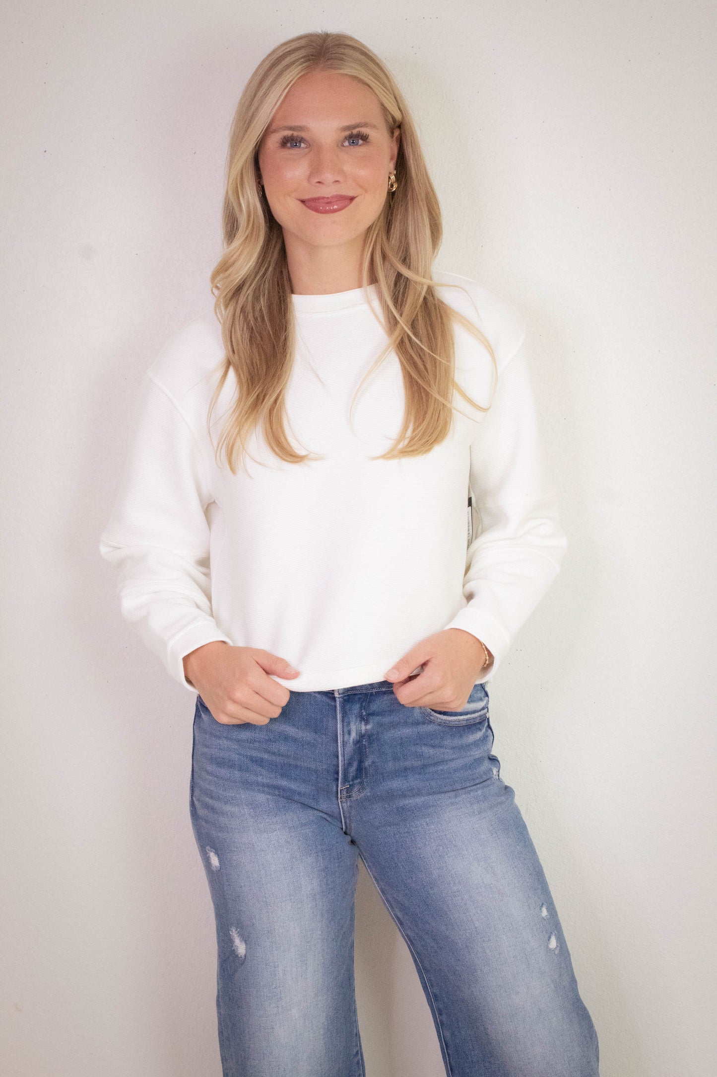  Lucina Ottoman Knit High Low Top, Calla Lilly | RD Style