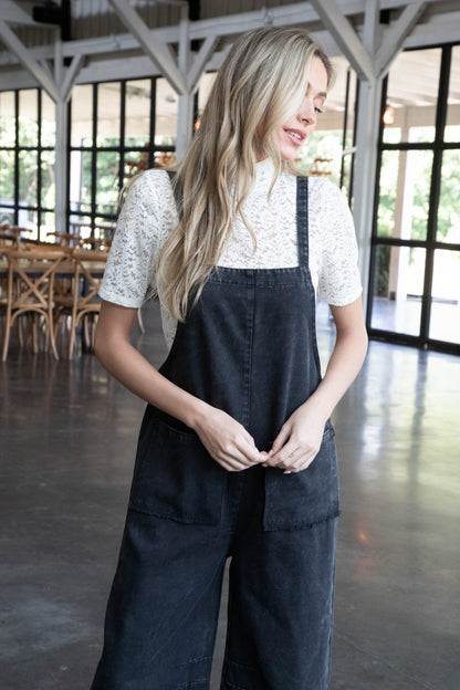 Meadow Lace Mock Neck Top, Chalk | Sanctuary