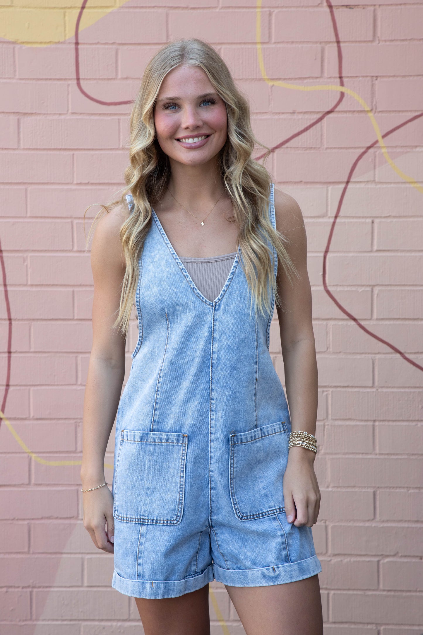  Adelaide Ribbed Crop Cami, Mushroom