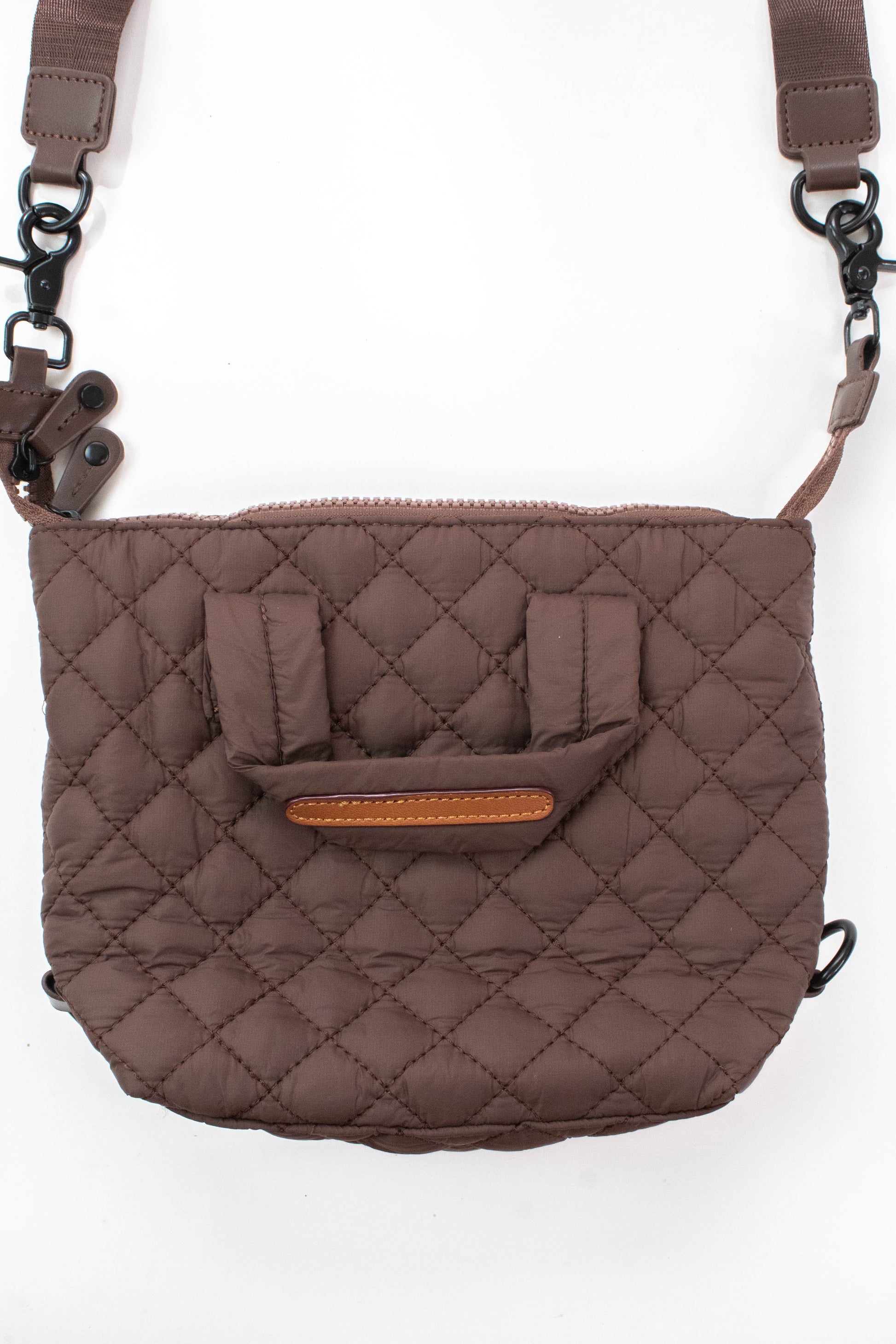  Matilda Mini Quilted Bag, Brown