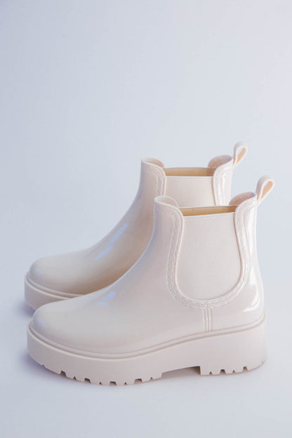  Penny Rain Boot, White | Beach By Matisse