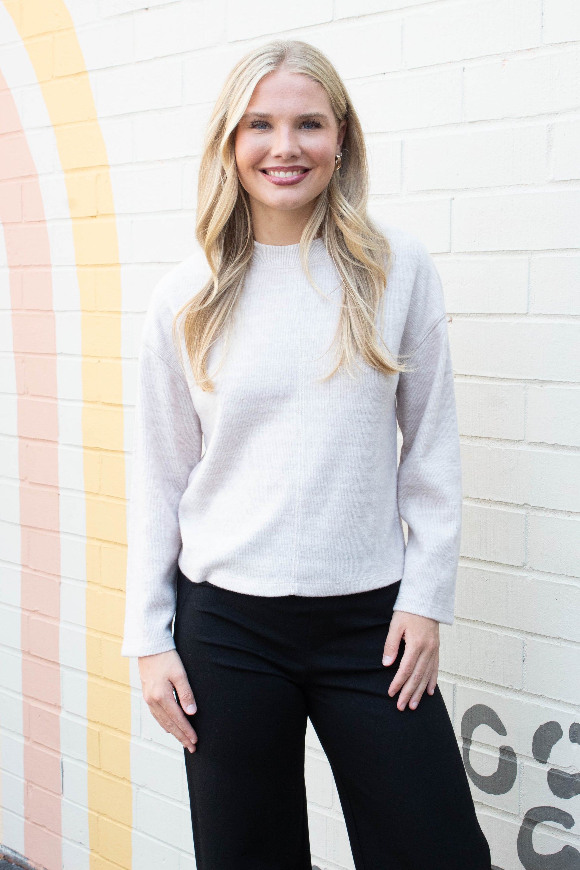  Into The Woods Cozy Top, Heather Pearl | Sanctuary