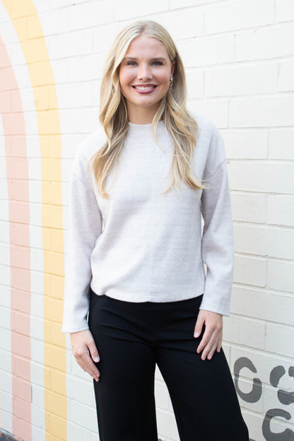  Into The Woods Cozy Top, Heather Pearl | Sanctuary