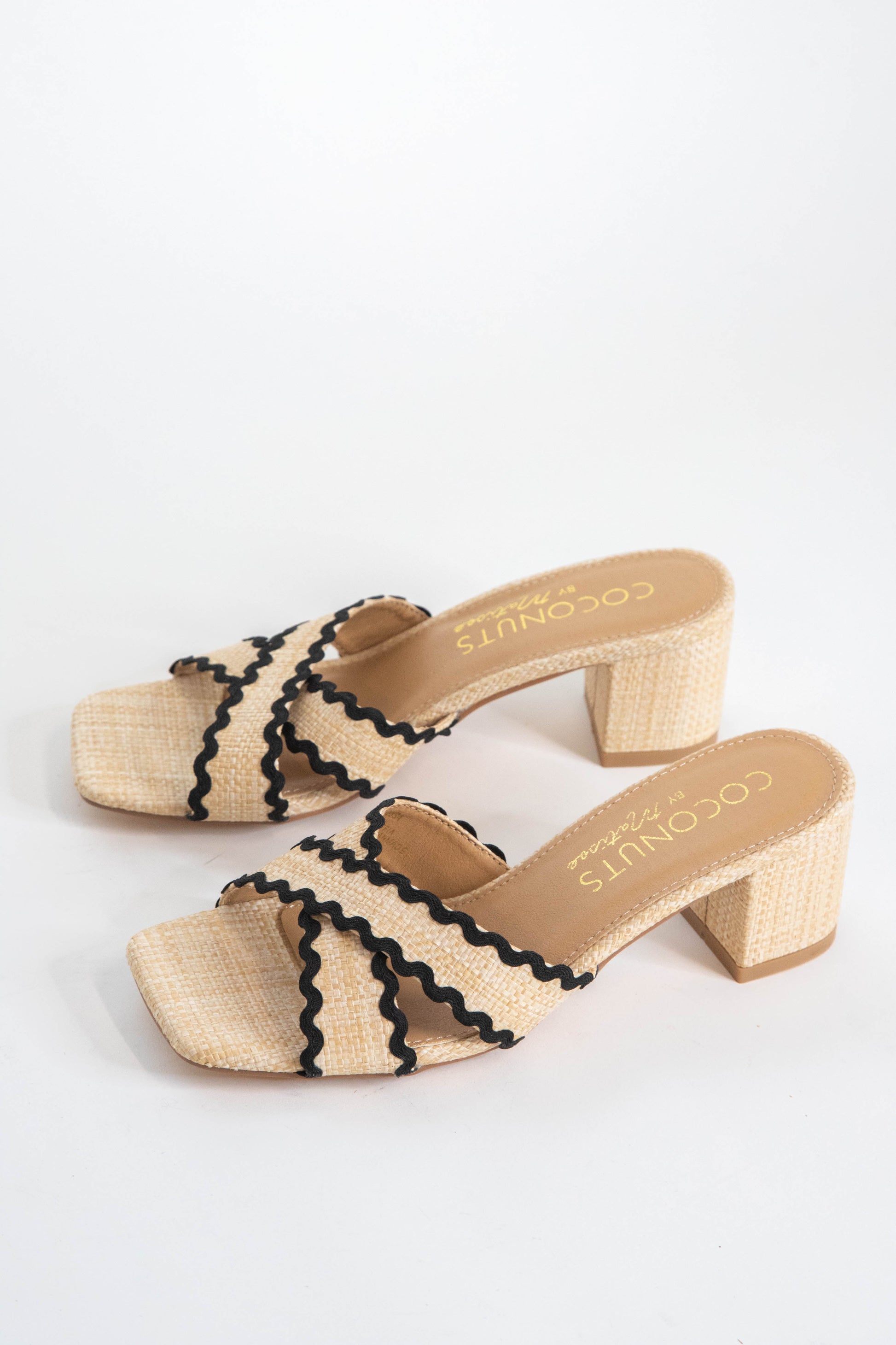  Principessa Crisscross Slide On Heel, Natural | Coconuts By Matisse